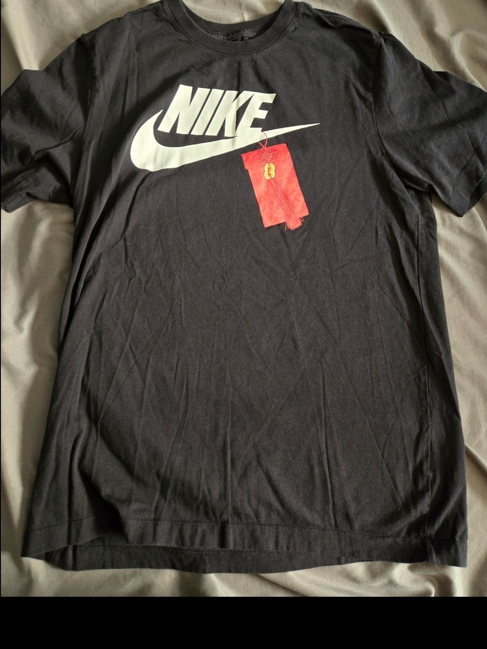 Nike Sportswear Icon Swoosh T-Shirt Logo T-Shirt in Black